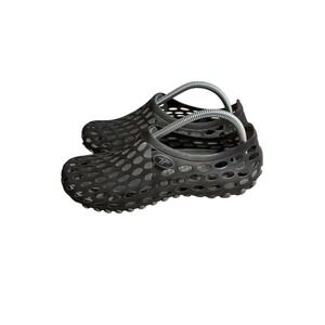 TF Water‎ Shoes Mens 8 Womens 9.5 Gray Perforated Slip On Beach Clogs EU 41